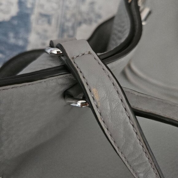 Rebecca Minkoff Grey Leather Tote Bag - Picture 7 of 10